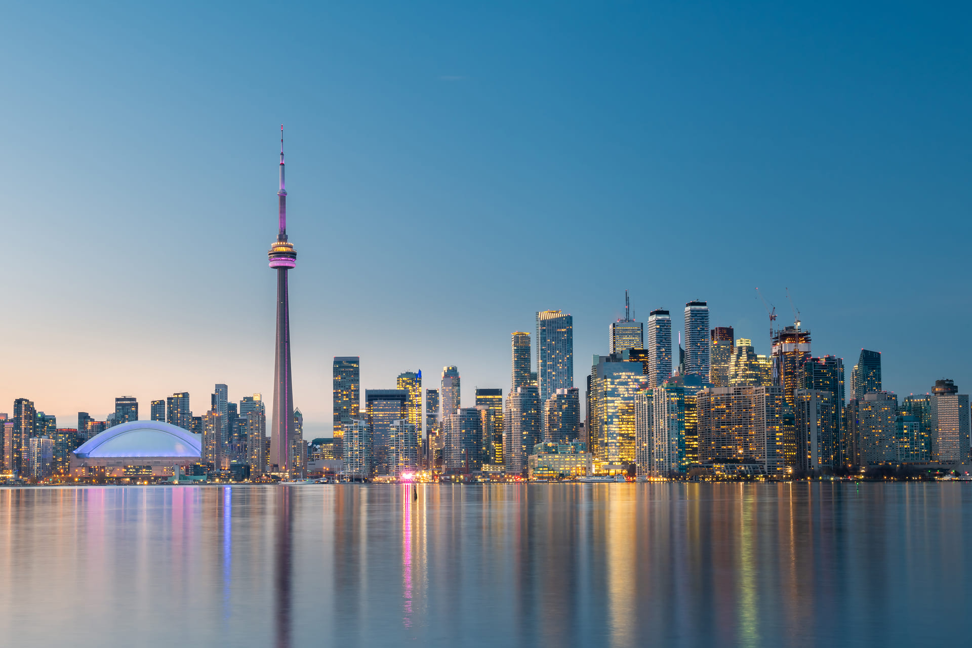 Toronto city skyline